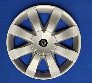 Wieldoppen Renault Clio 3 15 inch  Zwart logo REN 460L15 ZW