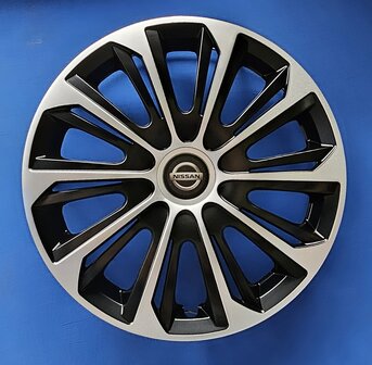 Wieldoppen Nissan 14 inch universeel zwart NIS 44314 ZW