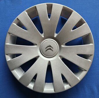 Wieldoppen Citro&euml;n C4,C5 Xsara 15 inch CIT459L15 zilver