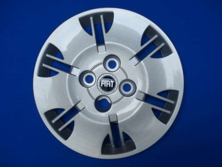 Wieldoppen Fiat Panda blauw logo 13 inch FIA71613