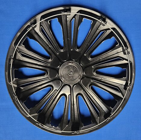 Wieldoppen  Renault universeel 15 inch zwart zilver  REN 65315 ZW