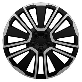 4-Delige J-Tec Wieldoppenset Scuba 14-inch zilver/zwart