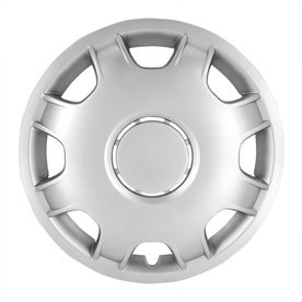 4-Delige Wieldoppenset VAN 16-inch zilver (bol)