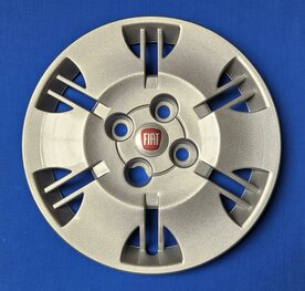 Wieldoppen Fiat Panda rood logo 13 inch  FIA71613NW