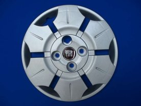 Wieldoppen Fiat Panda rood logo 13 inch  FIA71713NW